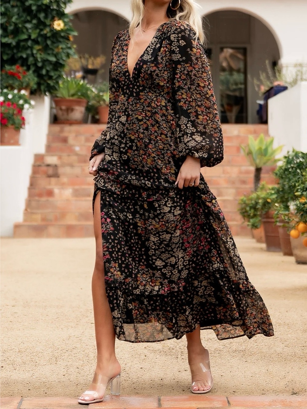 Baltic Born Bowman Floral Maxi Dress Size XL New - Picture 2 of 16